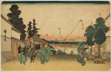Kasumigaseki, from the series "Famous Places in Edo (Koto meisho)", c. 1839/42. Creator: Ando Hiroshige