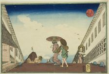 Kasumigaseki, from the series "Famous Places in the Eastern Capital (Toto meisho)", c. 1832/33. Creator: Utagawa Kuniyoshi
