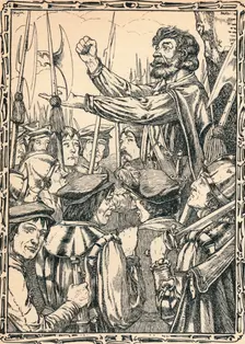 Ket The Tenner Addressing His Followers, 1902. Artist: Patten Wilson