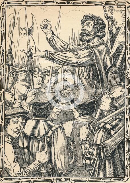 Ket The Tenner Addressing His Followers, 1902. Artist: Patten Wilson