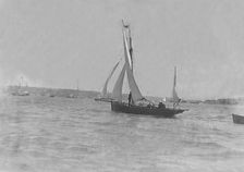 Ketch under sail. Creator: Kirk & Sons of Cowes