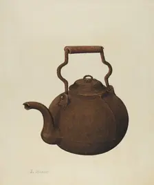 Kettle, 1935/1942. Creator: Joseph Glover