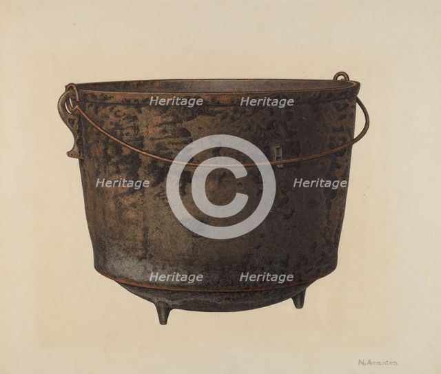 Kettle, c. 1940. Creator: Nicholas Amantea.
