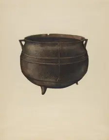 Kettle, c. 1940. Creator: Edward Albritton