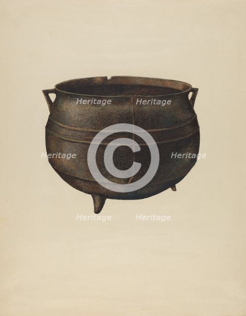 Kettle, c. 1940. Creator: Edward Albritton.