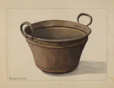 Kettle, c. 1935. Creator: Yolande Delasser