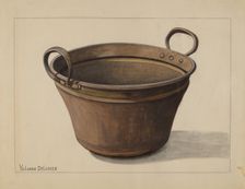 Kettle, c. 1935. Creator: Yolande Delasser