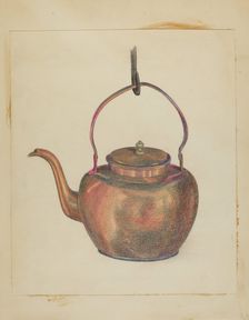 Kettle, c. 1936. Creator: Tabea Hosier