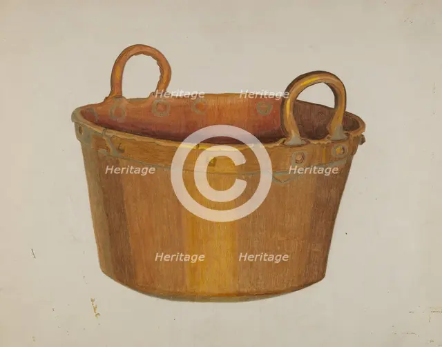 Kettle, c. 1937. Creator: Tulita Westfall.