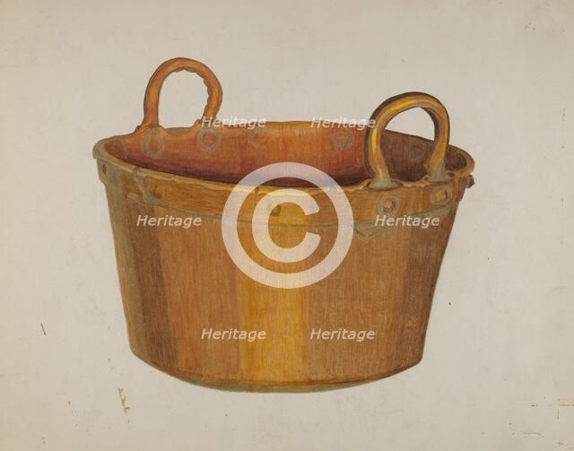 Kettle, c. 1937. Creator: Tulita Westfall.