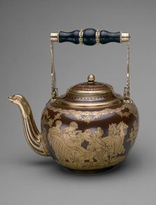 Kettle, Sèvres, 1783/84. Creators: Sèvres Porcelain Manufactory, Charles-Eloi Asselin