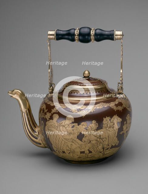 Kettle, Sèvres, 1783/84. Creators: Sèvres Porcelain Manufactory, Charles-Eloi Asselin.
