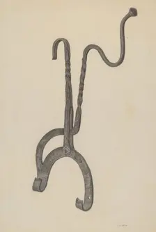 Kettle Tilter, c. 1939. Creator: Jacob Lipkin