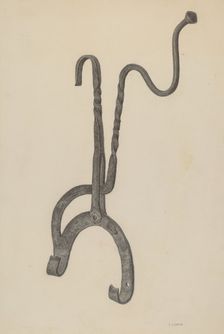 Kettle Tilter, c. 1939. Creator: Jacob Lipkin