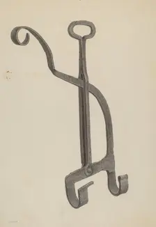 Kettle Tilter, c. 1939. Creator: Jacob Lipkin
