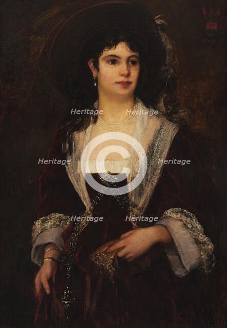 Ketty Rindskopf, c1870s. Creator: Ernst Josephson.