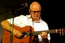Kevin Armstrong, guitarist, producer, songwriter, and composer, Brecon, 2009. Artist: Brian O'Connor