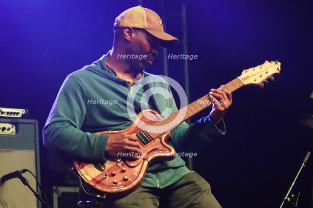 Kevin Eubanks, Love Supreme Jazz Festival, Glynde Place, East Sussex, 2014. Artist: Brian O'Connor.