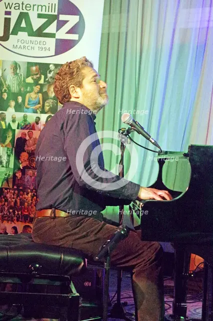 Kevin Hays, Kevin Hays-Jorge Rossy Duo, Watermill Jazz Club, Dorking, Surrey, Jan 2025. Creator: Brian O'Connor.