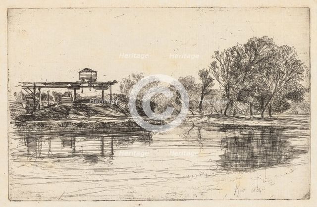 Kew, 1864. Creator: Francis Seymour Haden (British, 1818-1910).