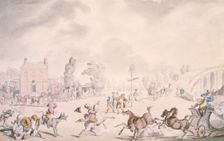 Kew Bridge Kew, London, 1819. Creator: Thomas Rowlandson