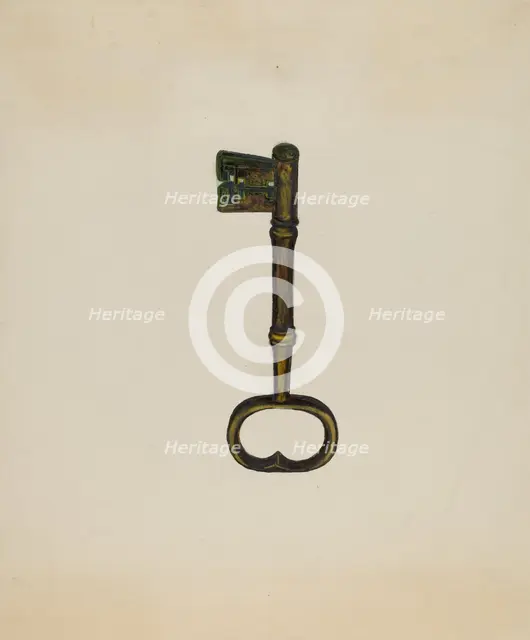 Key, 1935/1942. Creator: Edna C. Rex.