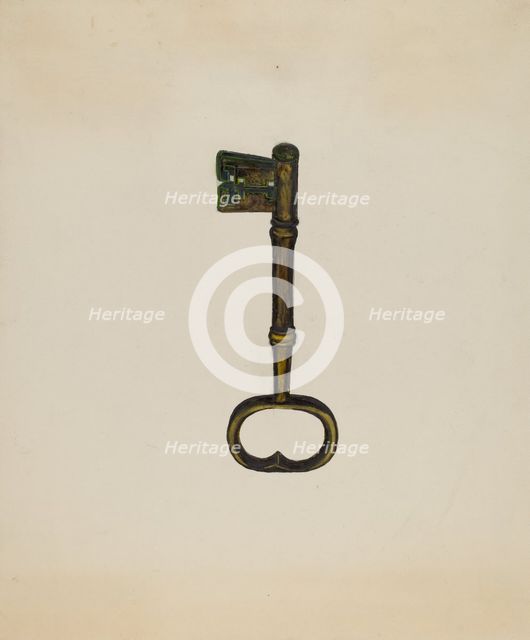 Key, 1935/1942. Creator: Edna C. Rex.