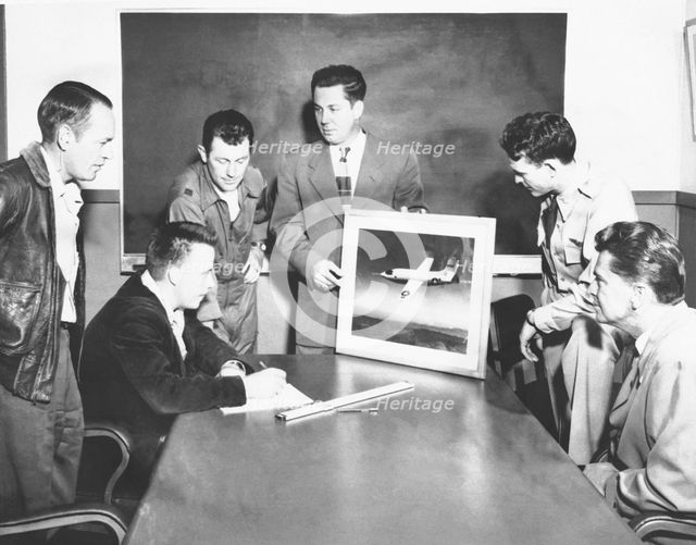 Key members of the XS 1 research team, USA, January 1948.  Creator: Unknown.