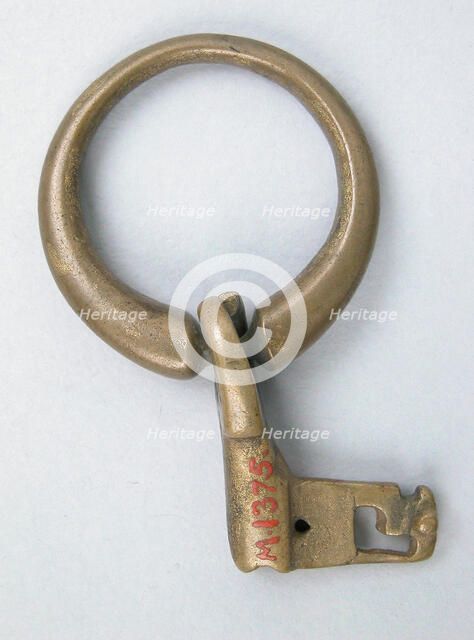Key on Ring, Byzantine, 395-640. Creator: Unknown.