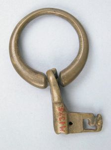 Key on Ring, Byzantine, 395-640. Creator: Unknown