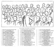 Key to The Archbishops and Bishops of the Church of England 1886. Creator: Unknown