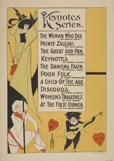Keynotes series, c1895. Creator: Unknown