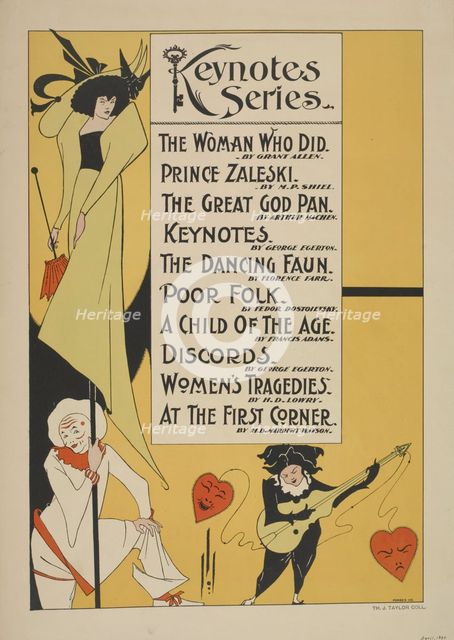 Keynotes series, c1895. Creator: Unknown.