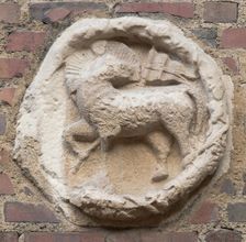 Keystone, 15th century. Creator: Unknown