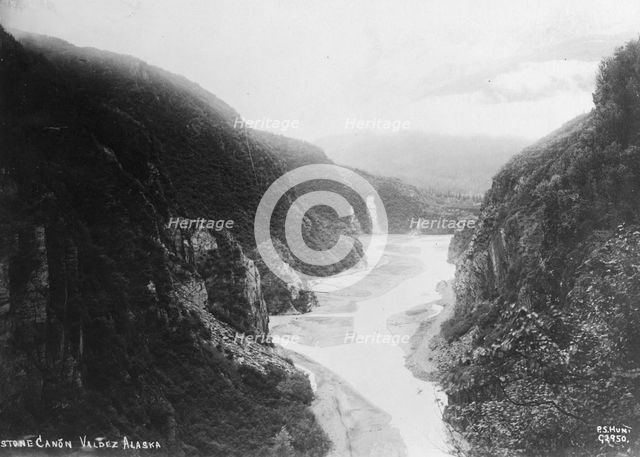 Keystone Canyon, between c1900 and c1930. Creator: Hunt, Phinney S..