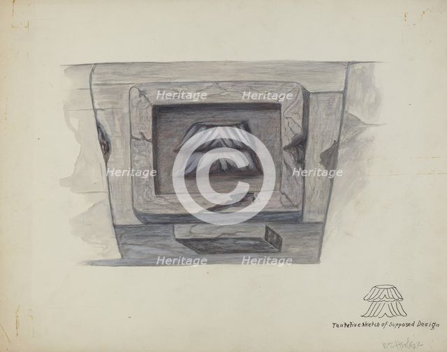 Keystone Design, c. 1936. Creator: William Herbert.