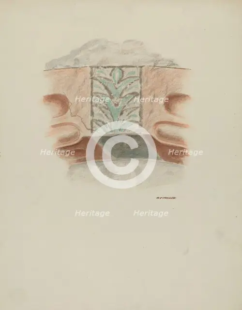 Keystone, Painted, 1939. Creator: Randolph F Miller.