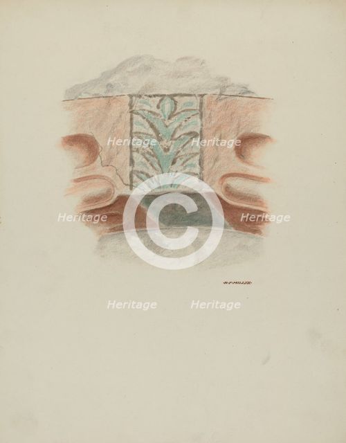 Keystone, Painted, 1939. Creator: Randolph F Miller.