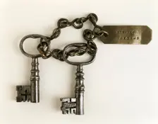 Keys to the burying ground of Newgate Gaol, 18th century. Creator: Unknown