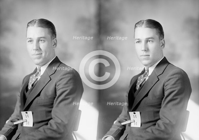 Keadle, D.V. Portrait, 1929. Creator: Harris & Ewing.