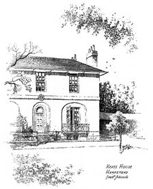 Keats House, Hampstead, London, 1912.Artist: Frederick Adcock