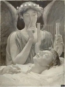 Keats Last Sonnet, 1887. Creator: Will H. Low