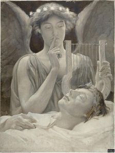 Keats Last Sonnet, 1887. Creator: Will H. Low