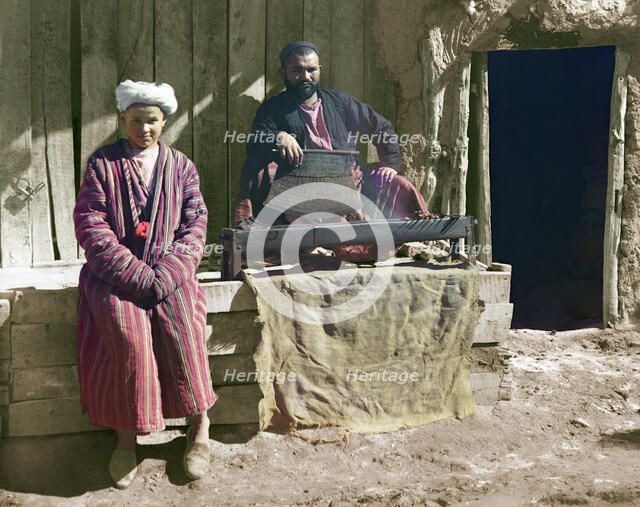 Kebab restaurant, Samarkand, between 1905 and 1915. Creator: Sergey Mikhaylovich Prokudin-Gorsky.