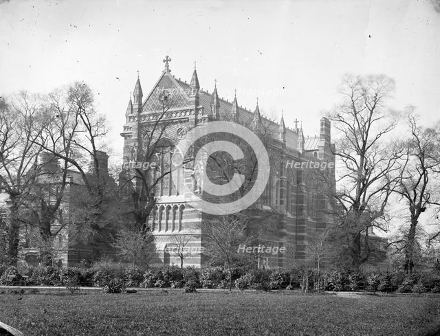 Keble College, Parks Road, Oxford, Oxfordshire, 1870.  Artist: Henry Taunt