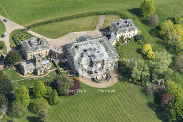 Kedleston Hall, an 18th century country house, Derbyshire, 2025. Creator: Robyn Andrews.