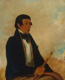 Kee-món-saw, Little Chief, a Chief, 1830. Creator: George Catlin