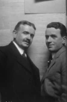 Keegan, Joe, and Mr. McAran, portrait photograph, 1913. Creator: Arnold Genthe
