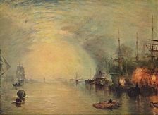 Keelmen Heaving in Coals by Moonlight 1835. Artist: JMW Turner