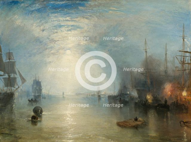 Keelmen Heaving in Coals by Moonlight, 1835. Creator: JMW Turner.